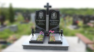 подвійні памятники з граніту